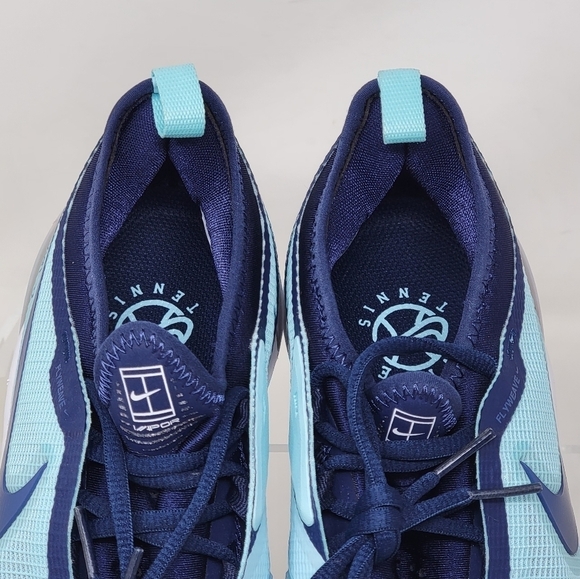Nike React Vapor NXT HC Glacier Blue Court Shoes CV0742-402 Women Size 10.5 New - Picture 8 of 11